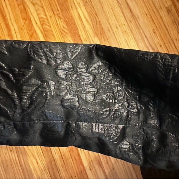 NWT Alice + Olivia by Stacy Bendet Macey Black Brocade Blazer Jacket Size 2 - Picture 4 of 4